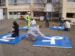 看板作成風景